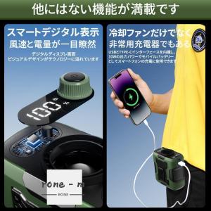 扇風機 小型 携帯扇風機 腰掛け扇風機 首かけ...の詳細画像5