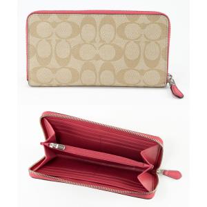 Coach コーチ ホース アンド ハート 長財布 キャリッジ アップリケ アコーディオン ウォレット プリント アウトレット アンド カーキ ポピー Coach411 Store Rookie ラウンド大特価