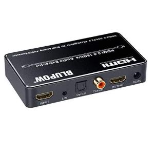 BLUPOW 1080P@120Hz 4K@60Hz対応 HDMI音声分離器 オーディオ分離機 音声分配器