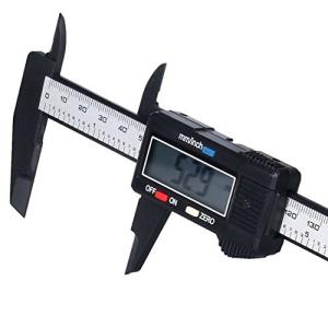 zmart デジタルノギス 150mm 0.1mm カーボン 精密 インチ