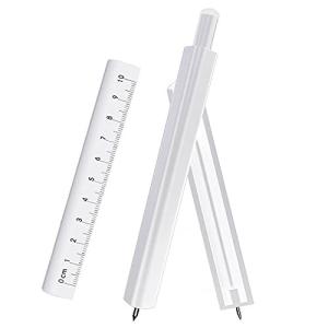 DanYun ペンコンパス 4In1 コンパス 多機能 熱消去可能ペン ホット消去可能ペン シリコン消しゴム コンパスセット 筆跡が消せるボールペン