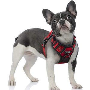 TwoEar 犬 ハーネス 犬用 胴輪 引っ張り防止 全面反射材 調整簡単 通気 メッシュ 小型犬 中型犬 大型犬
