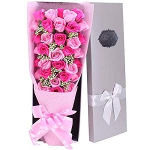 AVESSO 33輪 三つの色 造花 ソープフラワー プレゼント ギフト 枯れない花 花束 デラックスローズブーケ インテリア 母の日 バレンタインデ