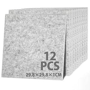 KOOPRO 吸音材 防音室 防音シート 遮音壁 デッドニング 硬質ボード パネル 室内装飾 楽器 ピアノ室 部屋用 騒音 消音対策 (縦29.8×横