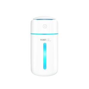 TOKFI 加湿器 卓上 アロマディフューザー 加湿器 大容量 除菌 デスク 車載用 小型 上から給水 極静音 おやすみモード コンパクト 空焚き防止