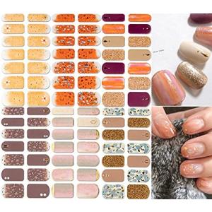NAILDOKI ネイルシール 手用 3D立体感 損傷のないジェルネイルシール 貼るだけ 手の爪 可愛い人気 ネイルステッカー 女性おしゃれな 上級