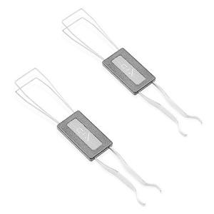 メカニカルキーボード 2in1 両用 メンテナンス工具 キーキャップ＆キースイッチ キートップ 引き抜き工具 キーボードメンテナンス用工具 2個セット