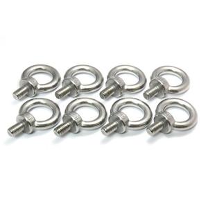 FregocS アイボルト M10×L18 ステンレス製 便利な8本セット EBSM10L18-8p