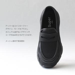 ローファー スニーカー メッシュアッパー ボリ...の詳細画像5