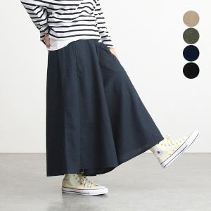 スカーチョ 春 夏 秋 ワイドパンツ ガウチョ ゴム 変形 体型カバー コットン リネン ワイドパンツルック 太め スカーチョ コーデ 50代 40代 30代 レディース