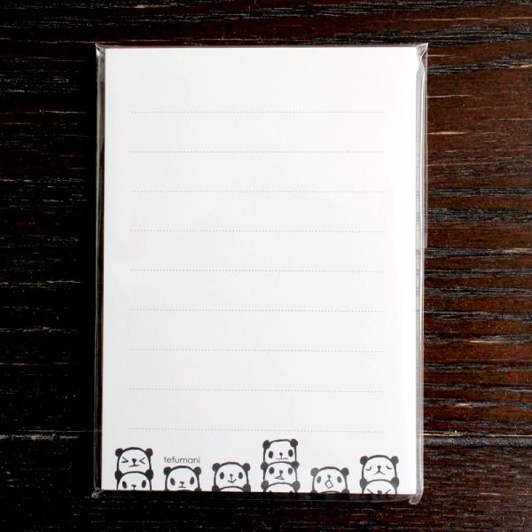 メモ帳 つみパンダ A7 罫線 パンダ ミニ