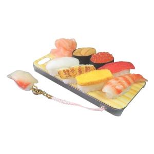 日本職人が作る  食品サンプルiPhone5ケース　ミニチュア寿司  ストラップ付き  IP-211｜roomania-c