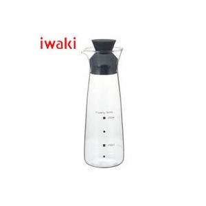イワキ (iwaki)　ドレッシングボトル 300ml　KT5014-BK｜roomania-l