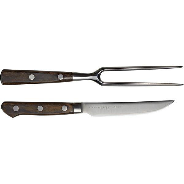 AUX オークス　大人の鉄板　ステーキナイフ&amp;ミートフォーク　OTS8107