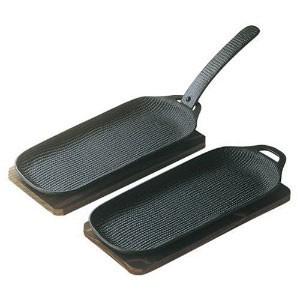 及源鋳造（OIGEN）南部鉄器 盛栄堂　焼き焼きグリル  スリム2個セット U-31