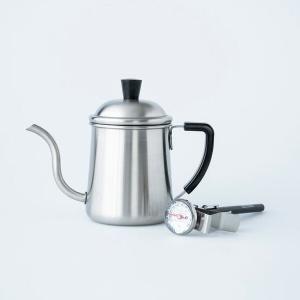 青芳  CASUAL PRODUCT  温度計付きドリップポット 300ml  511141  燕市  日本製   コーヒー用品｜roomania-l