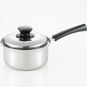 ヨシカワ 片手鍋 16cm IH対応 インテグレート ステンレス 日本製 （ IH