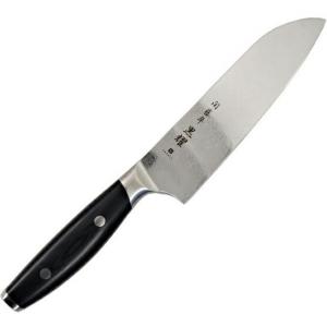 ヤクセル（YAXELL） ダマスカス 三徳包丁 165mm 関藤平 黒耀 30247