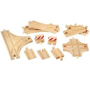 BRIO　ブリオ　レールウェイ　ポイントレール拡張セット　33307