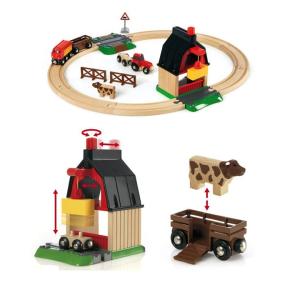 BRIO ブリオ レールウェイ ファームレール...の詳細画像1