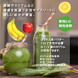 ほうれん草パウダー 150g 無添加 イタリア...の詳細画像4