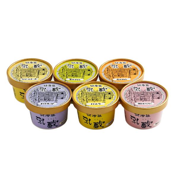 乳蔵 北海道アイスクリーム6種6個 110128 アイスボール アイス あいす アイスクリーム