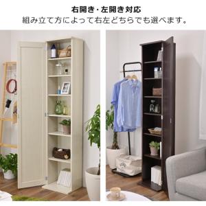 姿見 本棚 ボックスミラー 鏡付 棚 シンプル...の詳細画像3