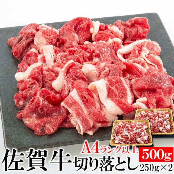 佐賀牛 切り落とし500g ブランド牛「佐賀牛」をお得で使いやすい切り落とし500gでお届け 見事な...