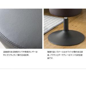 スツール ダイニングチェア 昇降 回転 円形 ...の詳細画像5