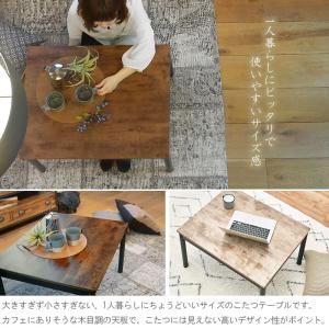 こたつ こたつテーブル 継脚式 ハイタイプ 一...の詳細画像2