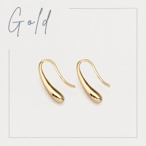 ピアス アレルギー対応 18金 フックピアス ...の詳細画像2