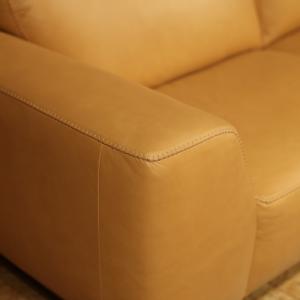 REBONレボン総本革張りソファ ヌメ革色 本...の詳細画像3