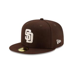 ニューエラ NEW ERA CAP 59FIFTY MLB オンフィールド サンディエゴ・パドレス オルタネイト バーントウッド 13554977 送料無料
