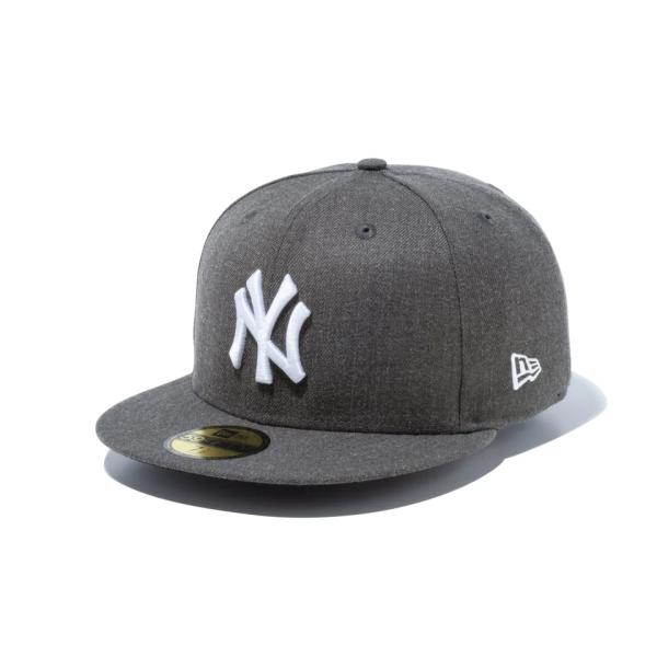 ニューエラ NEW ERA CAP 59FIFTY ニューヨーク・ヤンキース ヘザーグレー × ホワ...