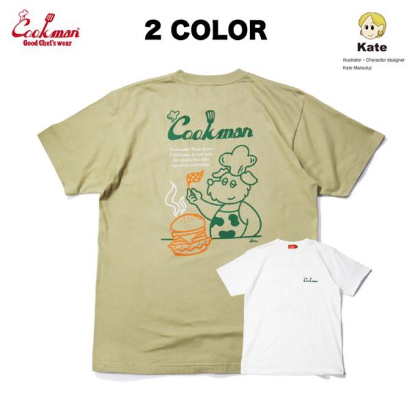 【全2色】クックマン COOKMAN Tシャツ Kate Dog chef 231-32062 Tシ...