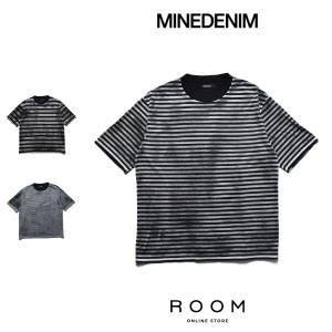 MINEDENIM tシャツ MINEDENIM（マインデニム）Hazy Bold Border