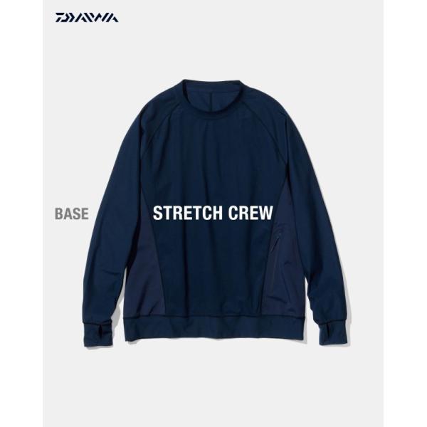 【40%OFF】DAIWA LIFESTYLE STRETCH CREW NAVY DE-077-7...