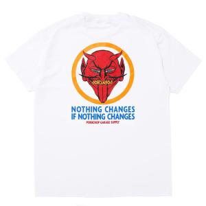 【全2色】ポークチョップガレージサプライ PORKCHOP GARAGE SUPPLY NOTHING DEVIL TEE 半袖 Tシャツ 送料無料｜ROOM ONLINE STORE