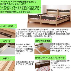 小島工芸 ニューエリア 天然木 頑丈 2段ベッ...の詳細画像1