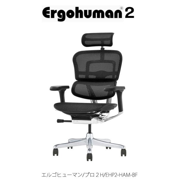 エルゴヒューマンプロ２/ハイタイプ/EHP２-HAM-BF【Ergohuman/オフィスチェア/在宅...