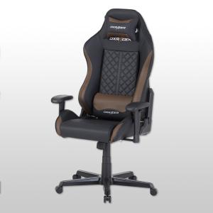 DXRacer 【DH-73BR ブラウン】ドリフティング ワイドモデル ダイアモンドステッチ ソフトレザー テレワーク デラックスレーサー ゲーミングチェア