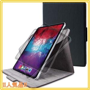 エレコム iPad Pro 11 2020 フラップケース ソフトレザー 360度回転 ブラック TB-A20PM360BK
