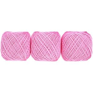 オリムパス製絲 金票 レース糸 #40 Col.104 ピンク 系 10g 約89m 3玉セット