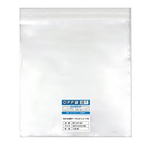 12インチ 100枚 OPP袋 327x315+60mm 40ミクロン厚