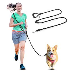 Paw's Beauty ショルダーリード式犬用リード 犬散歩用多機能肩掛けリード 長さ3mで大型 中型 小型犬に使用可能 犬の散歩時に両手を開放 ブ