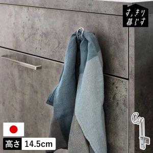 特典付［ bws SELECTION すっきり暮らす 浮いてみえるタオルホルダー ロータイプ ］タオルハンガー 日本製 ステンレス 燕三条 ビーワーススタイル SB-130117｜インテリアショップ roomy