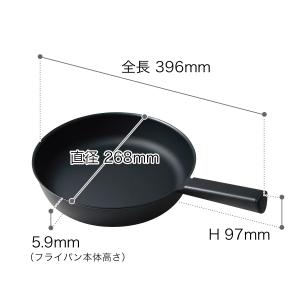 鋳物 鉄 フライパン 軽量 IH対応 オーブン...の詳細画像1