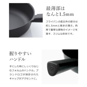 鋳物 鉄 フライパン 軽量 IH対応 オーブン...の詳細画像5