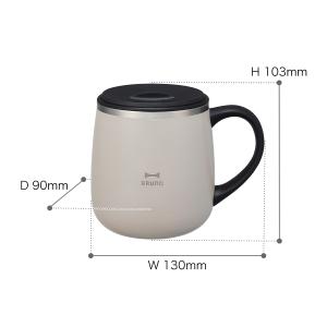 [ BRUNO 蓋つきステンレスマグ shor...の詳細画像1