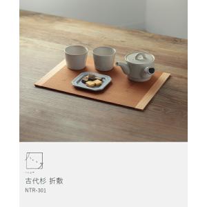 [ &NE ハレとケ 古代杉 折敷 ]木製ラン...の詳細画像2